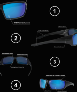 STNGR RIDGE® Ballistic Sunglasses (L/XL)